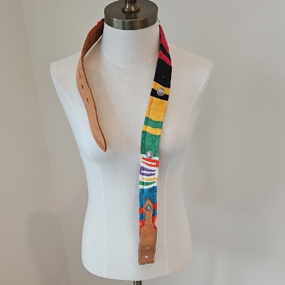 Western Style Colorful Women's Belt - Picture 2 of 5